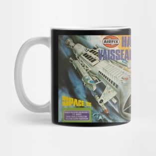 Vintage Model Kit Box Art - Hawk Space Fighter Mug